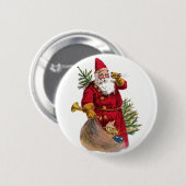 Vintages Sankt-Knopf-Button Button (Vorne & Hinten)