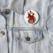 Vintages Sankt-Knopf-Button Button (Beispiel)