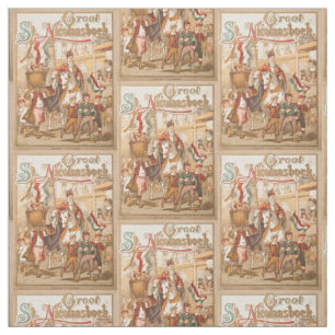 Vintages Sankt- Nikolausniederländisches St.-Nick Stoff