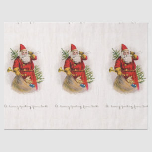 VINTAGES SANKT-SEIDENPAPIER SEIDENPAPIER
