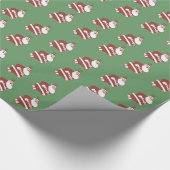 Vintages Sankt-Weihnachten Geschenkpapier (Ecke)