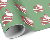 Vintages Sankt-Weihnachten Geschenkpapier (Rolleneckpunkt)