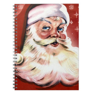 Vintages Sankt-Weihnachten Notizblock