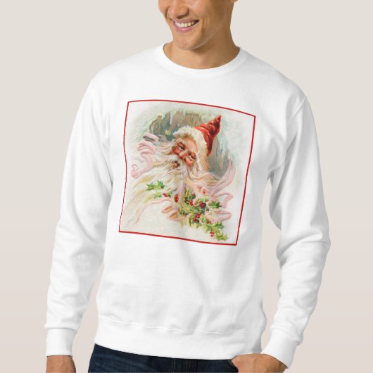 Vintages Sankt-Weihnachtssweatshirt | Unisex Sweatshirt (Vorderseite)