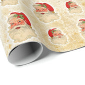 Vintages Sankthauptmuster Geschenkpapier (Rolleneckpunkt)