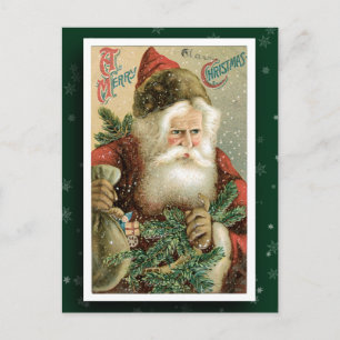 Vintages Santa Claus Image Feiertagspostkarte