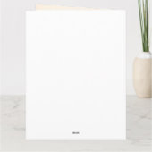 Vintages Santa-Claus-Portrait Karte (Rückseite)