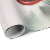 Vintages Santa Face 1 Geschenkpapier (Rolleneckpunkt)