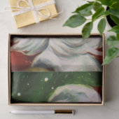 Vintages Santa Face 1 Seidenpapier (Geschenk)