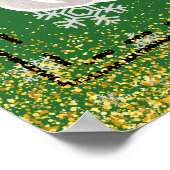 Vintages Santa Poster (Ecke)