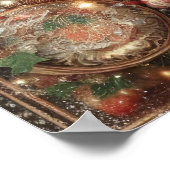 Vintages Santa Poster (Ecke)