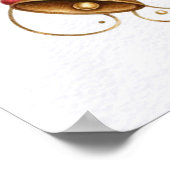Vintages Santa Poster (Ecke)