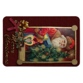 Vintages Santa Premium Magnet (Horizontal)