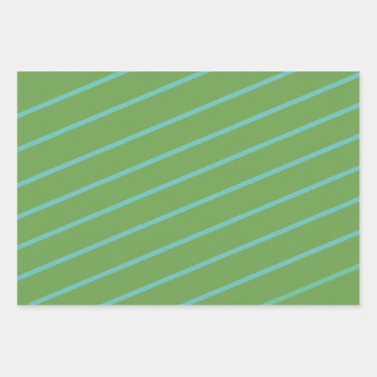 Vintages Santa Wrapping Set Geschenkpapier Set (Vorderseite 3)