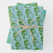 Vintages Santa Wrapping Set Geschenkpapier Set (Beispiel)
