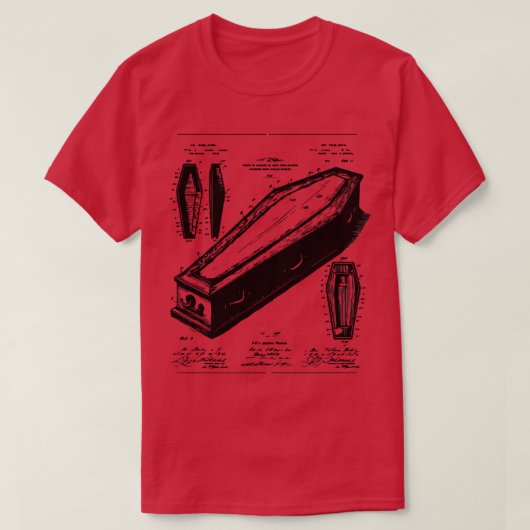 Vintages Sargdesign 1 T-Shirt (Design vorne)