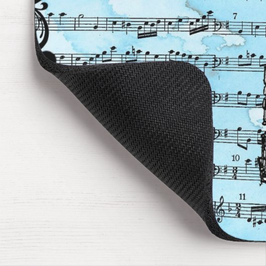 Vintages Saxaphone Mousepad (Ecke)
