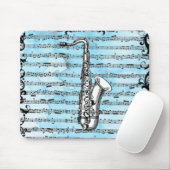 Vintages Saxaphone Mousepad (Mit Mouse)