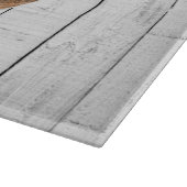 Vintages Scallop-Muschel-Schneidebrett Schneidebrett (Ecke)