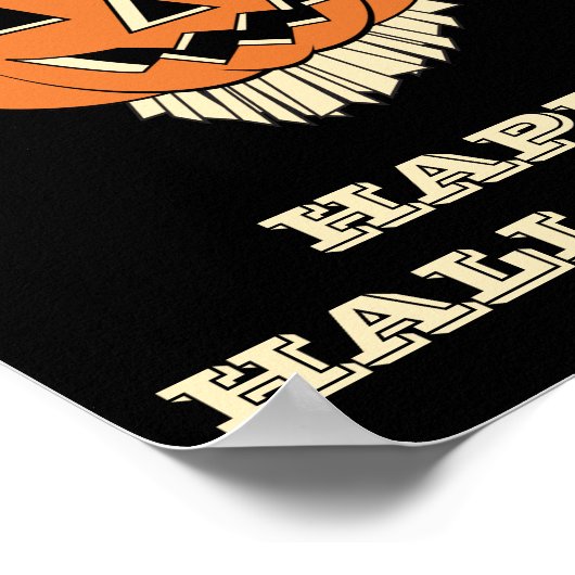 Vintages Scarecrow-Poster Poster (Ecke)