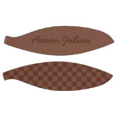 Vintages Schachbrett Personalisiert Basketball Ges (Panele)