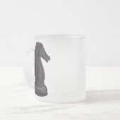 Vintages Schachstück Mattglastasse (Vorderseite Links)