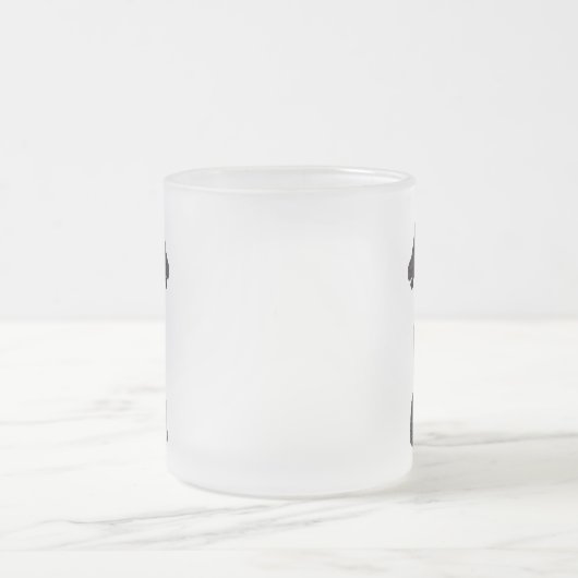 Vintages Schachstück Mattglastasse (Mittel)