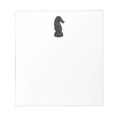 Vintages Schachstück Notizblock (Vorderseite)