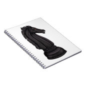 Vintages Schachstück Notizblock (Rechte Seite)