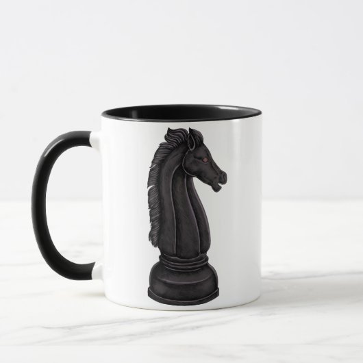 Vintages Schachstück Tasse (Links)
