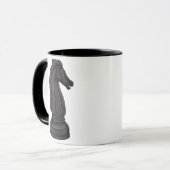 Vintages Schachstück Tasse (Vorderseite Links)