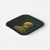 Vintages Schädelrauchen - Einzigartiger Van Gogh I Pappteller (Gewinkelt)