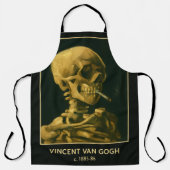 Vintages Schädelrauchen - Einzigartiger Van Gogh I Schürze (Vorderseite)