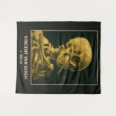 Vintages Schädelrauchen - Einzigartiger Van Gogh I Wandteppich (Vorderseite (Horizontal))