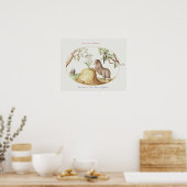 Vintages Schafposter Poster (Küche)