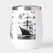 Vintages Schiff (Rückseite)