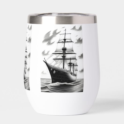 Vintages Schiff (Rückseite)