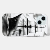 Vintages Schiff Case-Mate iPhone Hülle (Rückseite (Horizontal))