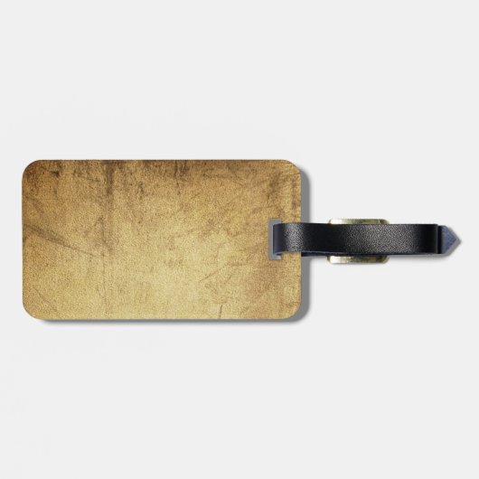 Vintages Schiff Gepäckanhänger (Rückseite horizontal)