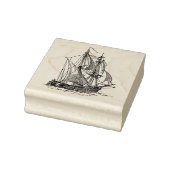 Vintages Schiff Gummistempel (Stempel)