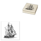 Vintages Schiff Gummistempel (Stempel)