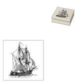 Vintages Schiff Gummistempel (Stempel)