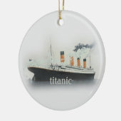 Vintages Schiff Titanic Ocean Liner Keramik Ornament (Links)
