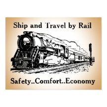 Vintages Schiff und Bahnreise