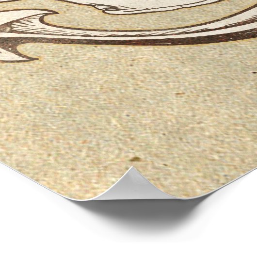 Vintages Schiffspopster Poster (Ecke)