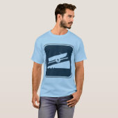 Vintages Schiffszeichen T-Shirt (Vorne ganz)