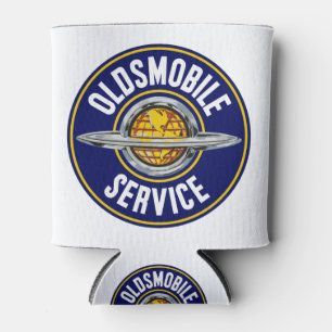 Vintages Schild für den Oldsmobile Service. Dosenkühler