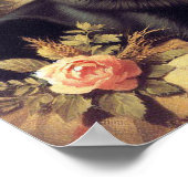 Vintages Schipperke Dog Gemälde Poster (Ecke)