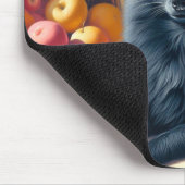 Vintages Schipperke Welpenbild Mousepad (Ecke)