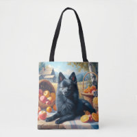 Vintages Schipperke Welpenbild
